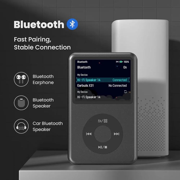 موزیک پلیر کوچک با کیفیت صدا بالا