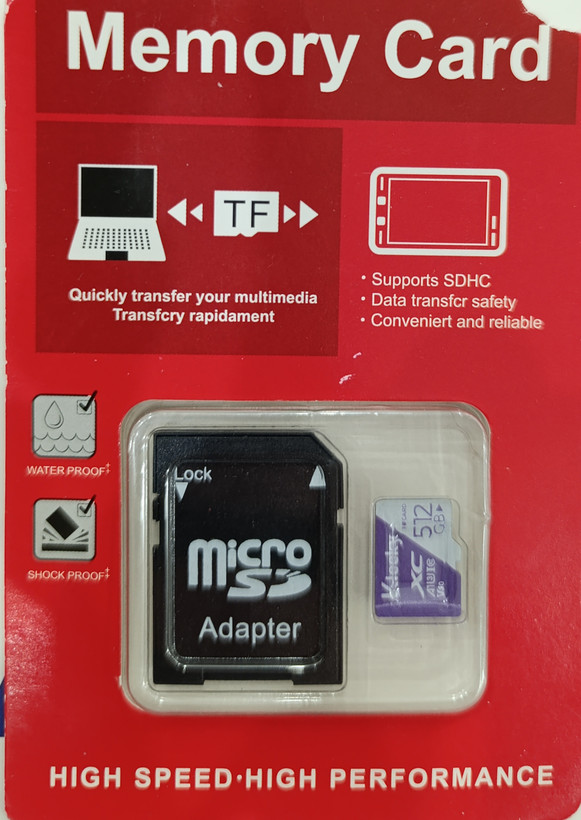 مموری کارت 512 گیگ