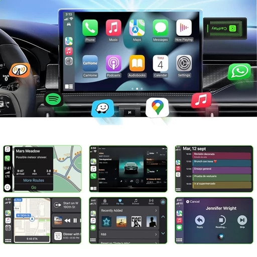 تبدیل CarPlay سیمی به بیسیم،