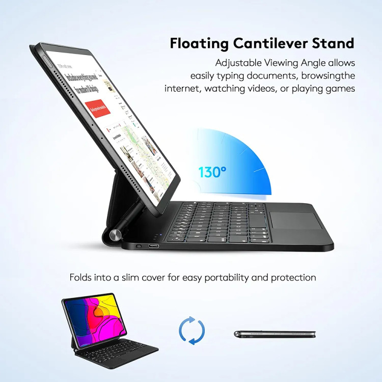 کیبورد آیپد با تاچپد