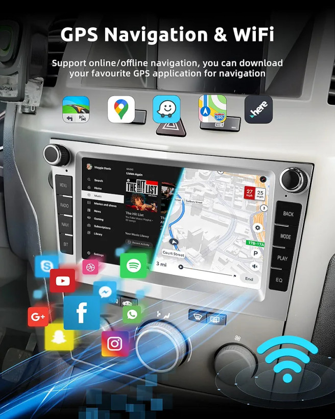 سیستم صوتی لمسی 7 اینچ برای Opel