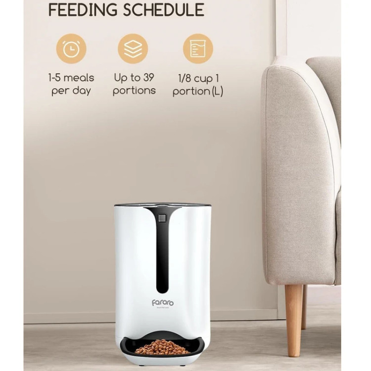 ظرف غذای زمانبندی دار حیوانات خانگی