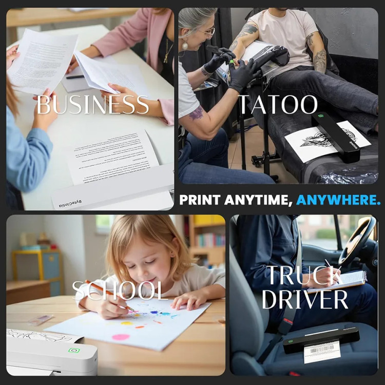 پرینتر بدون جوهر موبایلی