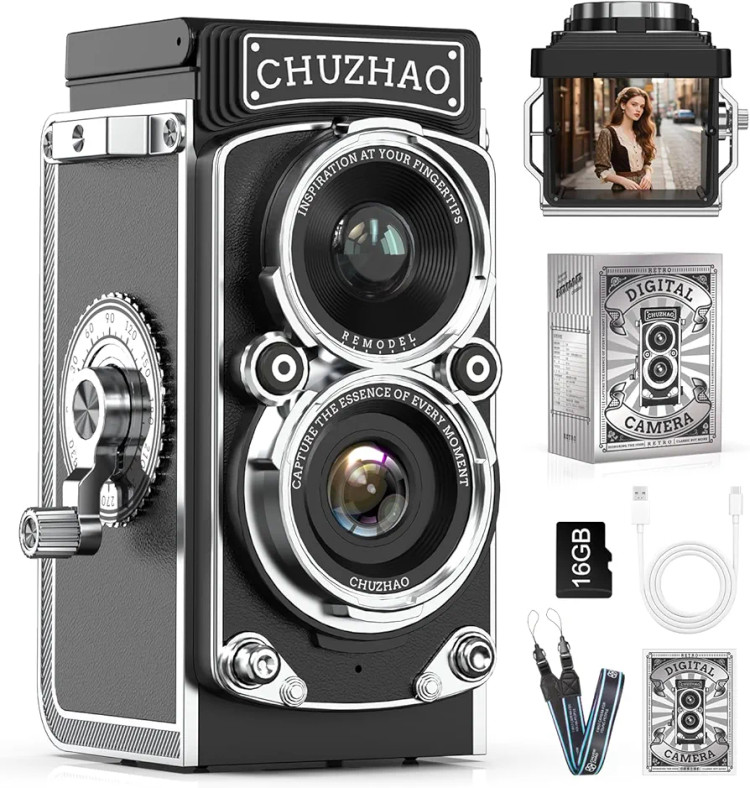 دوربین دیجیتال رترو دوربین وینتیج دوربین CHUZHAO دوربین دیجیتال کلاسیک دوربین عکاسی Vintage