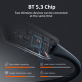 هدفون استخوانی هدفون Bone Conduction هدفون ورزشی بلوتوثی هندزفری استخوانی هدفون بی سیم R8