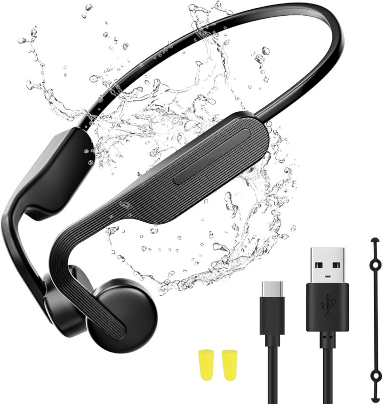 هدفون استخوانی هدفون Bone Conduction هدفون ورزشی بلوتوثی هدفون ضدآب هندزفری استخوانی