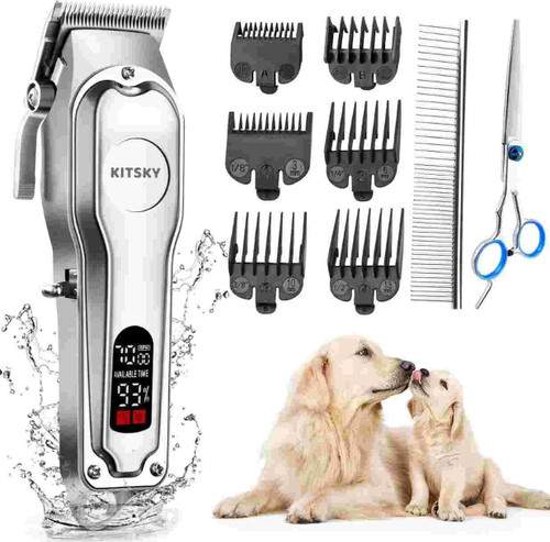 خرید ماشین اصلاح حیوانات Kitsky 8004 قیمت ماشین اصلاح سگ و گربه ماشین اصلاح حیوانات کم صدا بهترین ماشین اصلاح حیوانات خانگی ست اصلاح حیوانات خانگی دستگاه اصلاح موی سگ موزر سگ و گربه حرفهای ماشین اصلاح حیوانات با شانه ماشین اصلاح پت خانگی