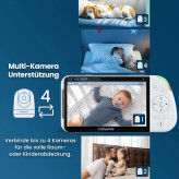 مانیتور کودک بیبی مانیتور دوربین مراقبت کودک مانیتور کودک Babysense بیبی مانیتور دو دوربینه