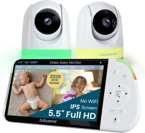 مانیتور کودک Babysense مانیتور کودک دو دوربینه مانیتور کودک HD مانیتور کودک بدون وای فای دوربین مراقبت کودک