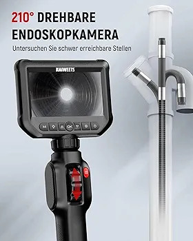 دوربین اندوسکوپی KAIWEETS دوربین بازرسی لوله 1080p endoscope camera حرفهای