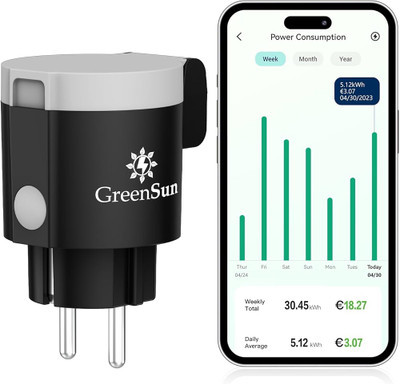 پریز هوشمند گرین سان، GreenSun Smart Plug، پریز WiFi، پریز قابل برنامهریزی، پریز هوشمند A