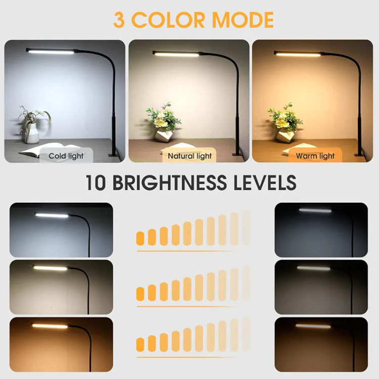 چراغ مطالعه LED LIBORA چراغ مطالعه رومیزی LED چراغ مطالعه ضد خستگی چشم چراغ مطالعه Daylight