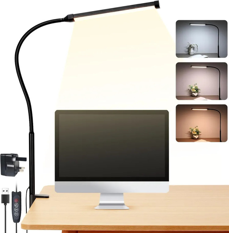 چراغ رومیزی LED گیرهدارLIBORA (مدلYTDK-5۰۱)