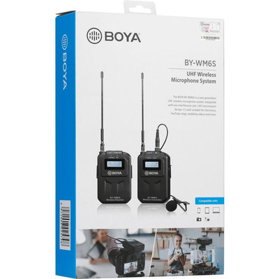 میکروفون بی سیم یقه ای برند BOYA BY-WM6S