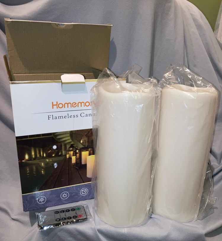 شمع الکترونیکی شمع بدون شعله شمع LED شمع هومموری Homemory Candle