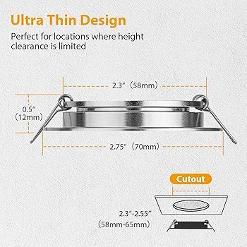 چراغ توکار LED 3w (td_302) پک 4عددی