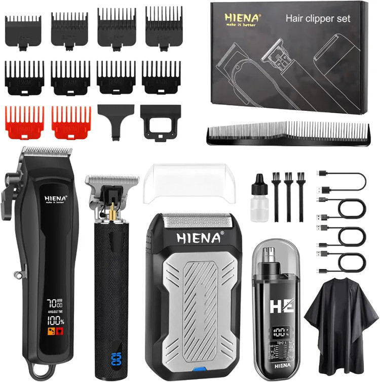 ست ماشین اصلاح HIENA PRO ست اصلاح مردانه ۴ عددی جعبه ماشین اصلاح مردانه کیت اصلاح حرفهای مردانه ماشین اصلاح شارژی مردانه شیور صورت مردانه موزر شارژی مردانه ماشین اصلاح بینی مردانه ست اصلاح آرایشگاهی ست ماشین اصلاح حرفهای
