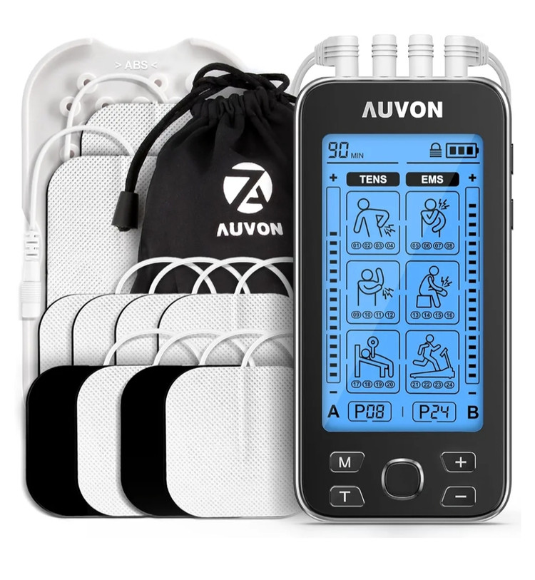 تنس عضلانی AUVON، تنس auvon مدل AS8016، دستگاه تنس عضلانی، دستگاه TENS، دستگاه EMS، دستگاه ماساژور عضلات، دستگاه تحریک عضلات