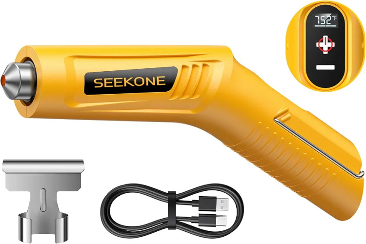 سشوار حرارتی شارژی Seekone سشوار حرارتی مینی مینی هیتر شارژی Seekone GH2466 Seekone HG2466 Mini Heat Gun سشوار حرارتی USB-C