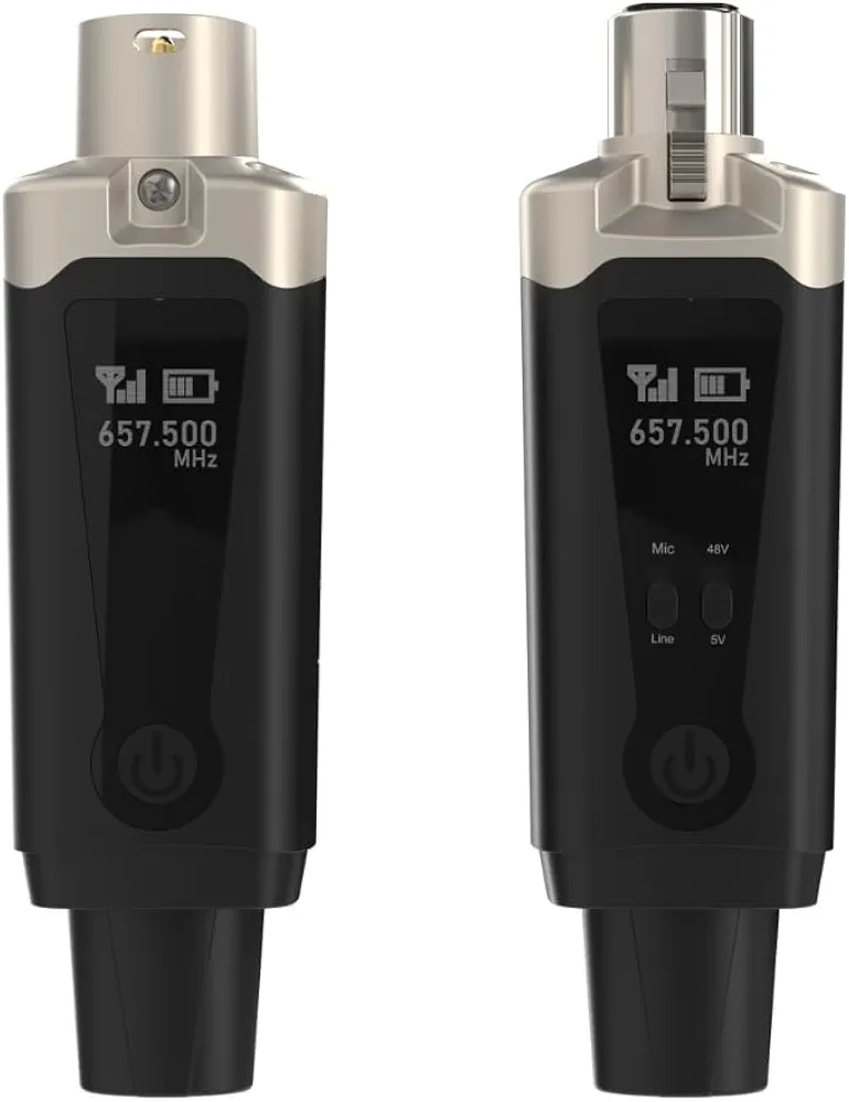 DEPUSHENG DEPUSHENG Wireless XLR فرستنده گیرنده بی سیم میکروفون سیستم میکروفون بی سیم مبدل میکروفون XLR بی سیم فرستنده میکروفون DEPUSHENG گیرنده میکروفون DEPUSHENG سیستم انتقال صدای بی سیم
