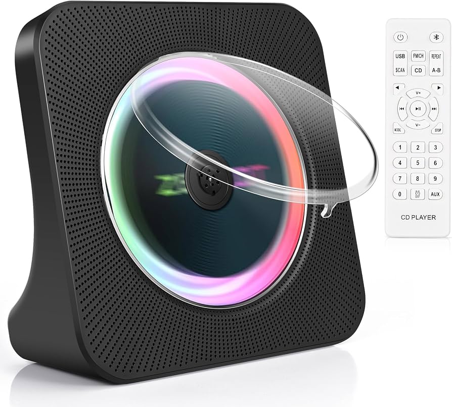 Desktop CD Player KC806، CD Player KC806، پخش کننده CD رومیزی، سی دی پلیر رومیزی، CD Player با اسپیکر، KC806 CD Player
