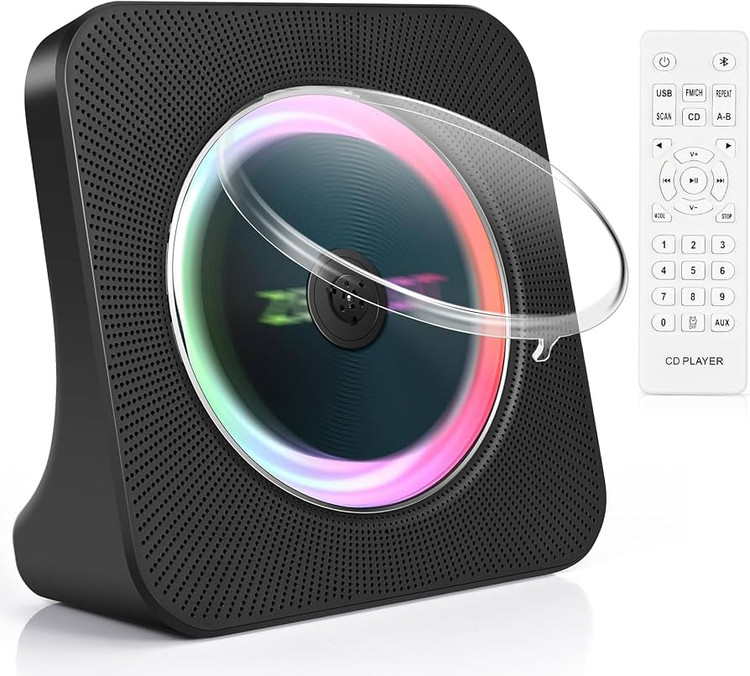Desktop CD Player KC806، CD Player KC806، پخش کننده CD رومیزی، سی دی پلیر رومیزی، CD Player با اسپیکر، KC806 CD Player