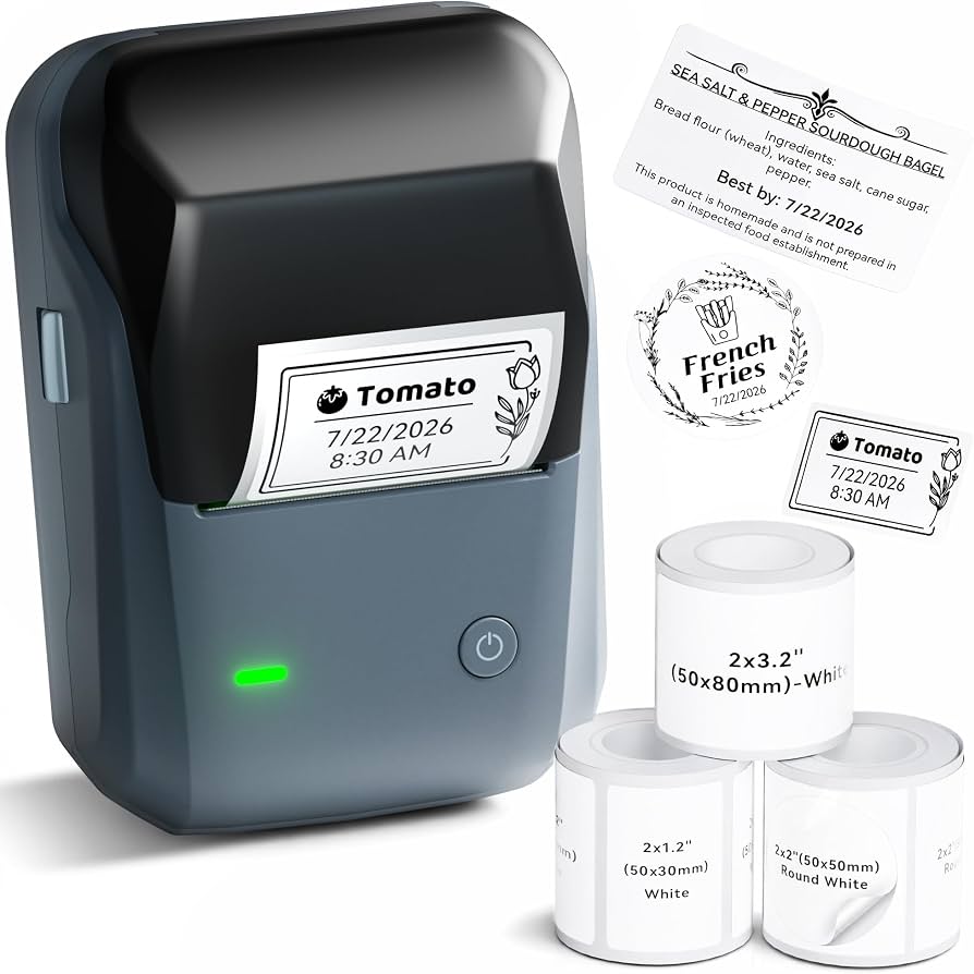 چاپگر حرارتی NIIMBOT B1 لیبل پرینتر NIIMBOT B1 پرینتر لیبل حرارتی چاپگر لیبل بلوتوثی چاپگر برچسب