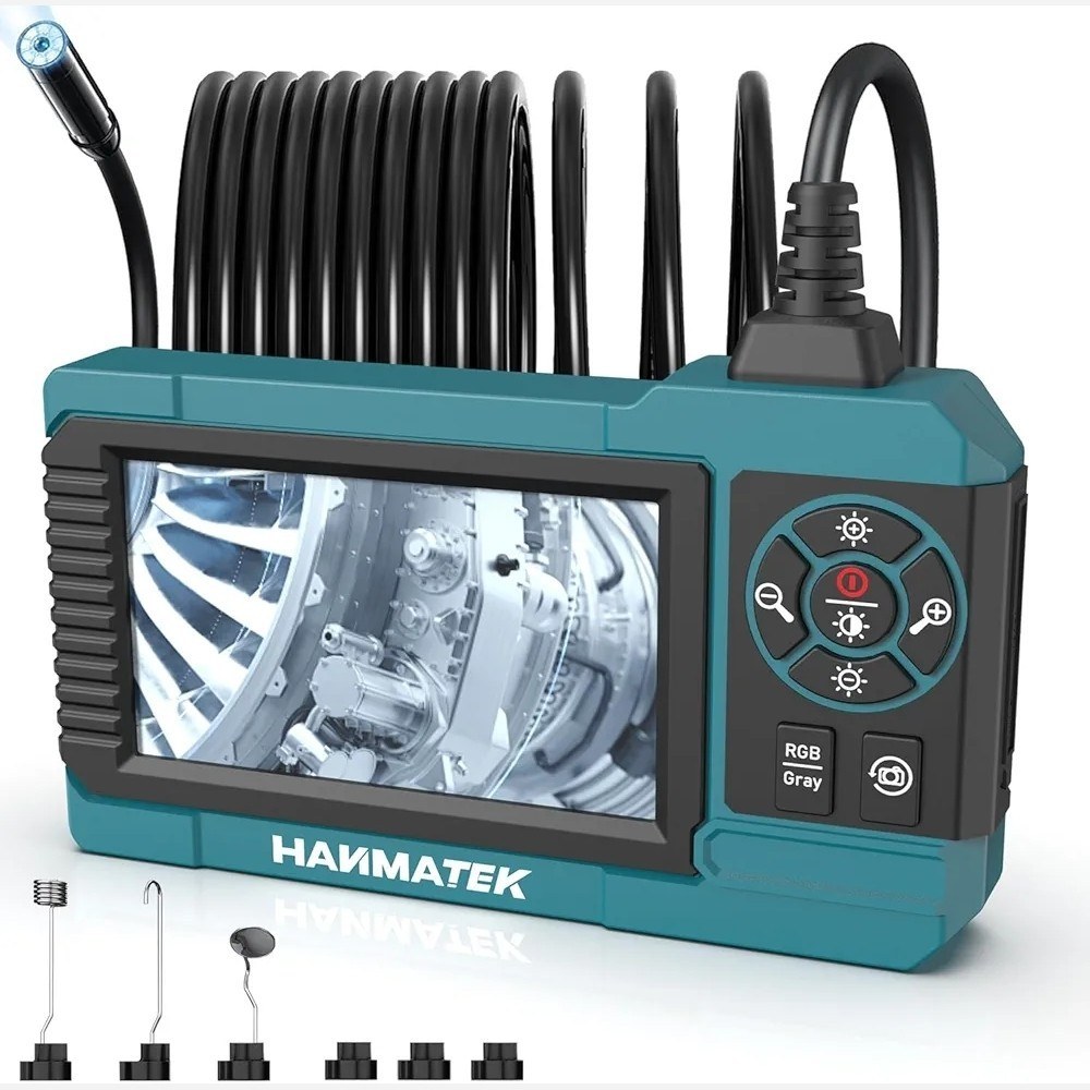 دوربین آندوسکوپی HANMATEK IE02, دوربین آندوسکوپی صنعتی, دوربین بازرسی صنعتی, دوربین بروسکوپ, دوربین شلنگی, دوربین بازرسی لوله, دوربین تعمیرات خودرو