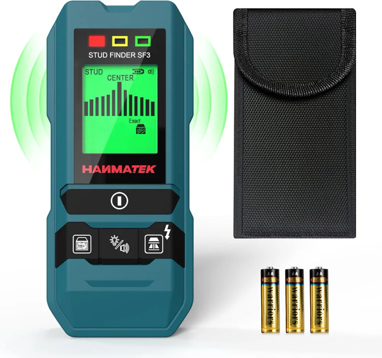 اسکنر دیواری HANMATEK SF3, دستگاه تشخیص دیوار, اسکنر دیوار, دستگاه تشخیص سیم برق, فلزیاب دیواری, دستگاه تشخیص فلز داخل دیوار, Stud Finder, HANMATEK SF3