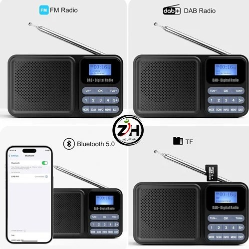 رادیو دیجیتال gallypek مدل DAB-P11